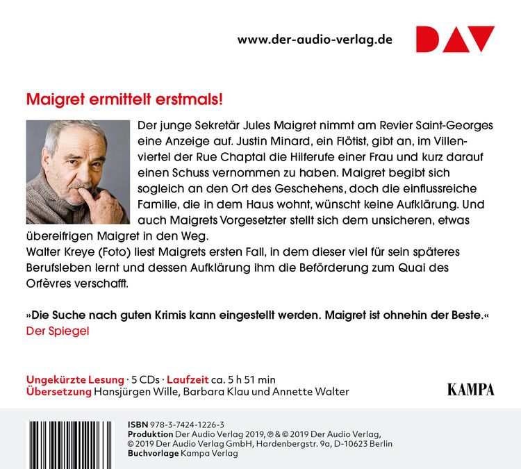 Produktbild: Maigrets erste Untersuchung