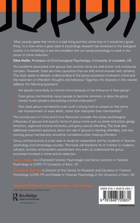 Produktbild: Crime and Crime Reduction