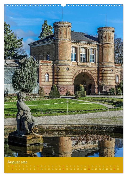 Produktbild: Sch&ouml;nes Karlsruhe (Wandkalender 2026 DIN A2 hoch), CALVENDO Monatskalender