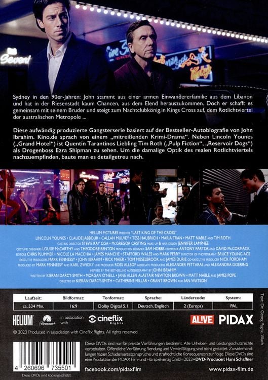 Produktbild: Last King of the Cross, Staffel 1 / Die ersten 10 Folgen der Gangsterserie, basierend auf der Bestseller-Autobiografie von John Ibrahim [3 DVDs]