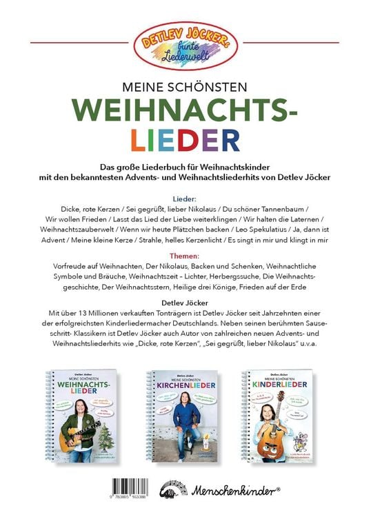 Produktbild: Detlev J&ouml;cker: Meine sch&ouml;nsten Weihnachtslieder