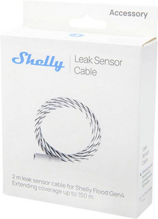 Produktbild: Shelly Flood Gen4 Leak Sensor Cable Verl&auml;ngerungskabel