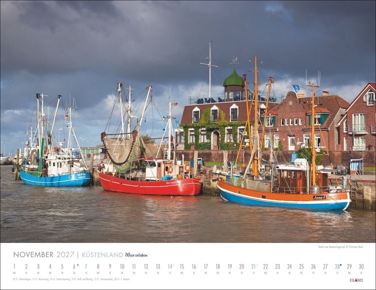 Produktbild: K&uuml;stenland Kalender 2027 - Meer erleben