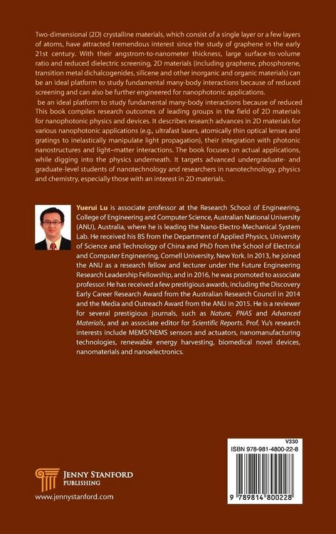 Produktbild: Two-Dimensional Materials in Nanophotonics
