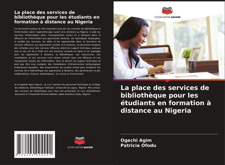 Produktbild: La place des services de biblioth&egrave;que pour les &eacute;tudiants en formation &agrave; distance au Nigeria