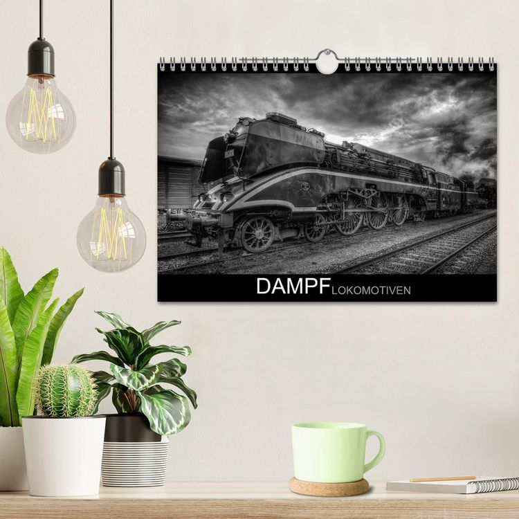 Produktbild: Dampflokomotiven (Wandkalender 2026 DIN A4 quer), CALVENDO Monatskalender