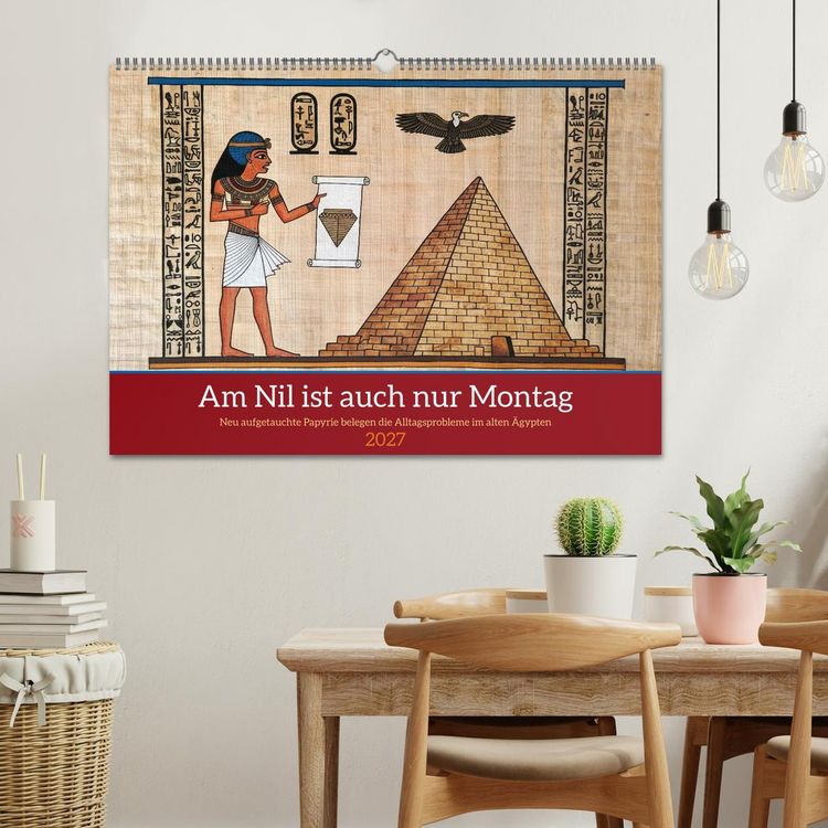 Produktbild: Am Nil ist auch nur Montag (Wandkalender 2027 DIN A2 quer), CALVENDO Monatskalender