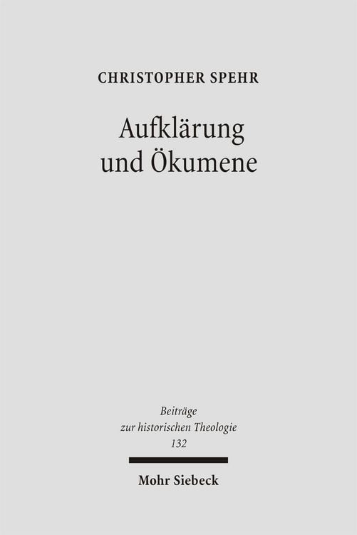 Produktbild: Aufkl&auml;rung und &Ouml;kumene