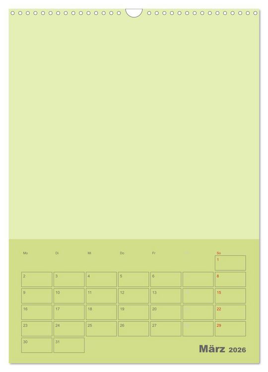Produktbild: Bastel Terminkalender (Wandkalender 2026 DIN A3 hoch), CALVENDO Monatskalender