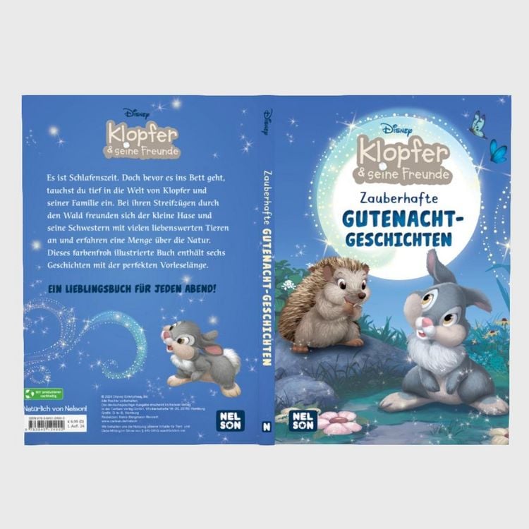 Produktbild: Disney Vorlesebuch: Klopfer: Zauberhafte Gutenacht-Geschichten