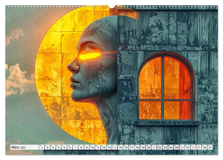 Produktbild: Anima Architectura, der Geist der Steine (Wandkalender 2027 DIN A2 quer), CALVENDO Monatskalender