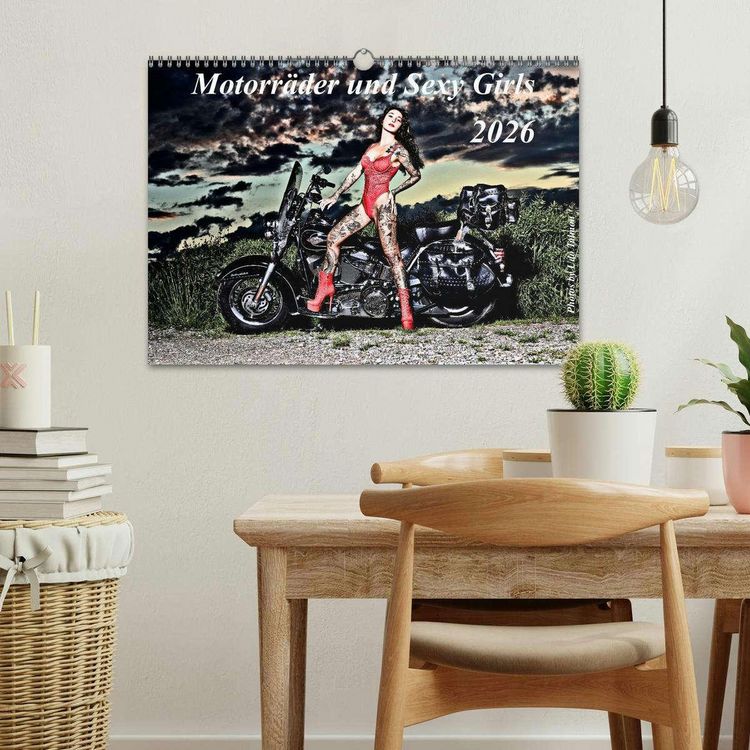 Produktbild: Motorr&auml;der und Sexy Girls (Wandkalender 2026 DIN A3 quer), CALVENDO Monatskalender