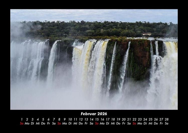 Produktbild: Wasserf&auml;lle 2026 Fotokalender DIN A3