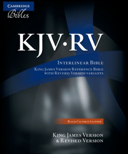 Produktbild: The KJV/RV Interlinear Bible, Black Calfskin Leather, RV655