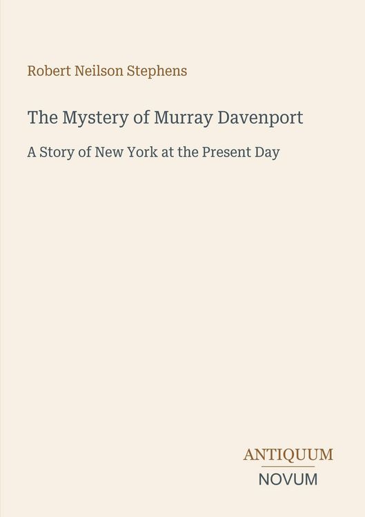 Produktbild: The Mystery of Murray Davenport
