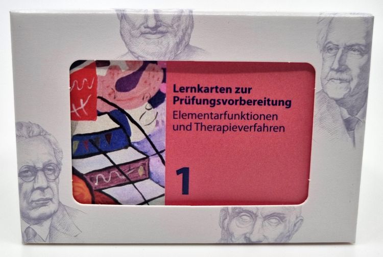 Produktbild: Heilpraktiker Psychotherapie - 200 Lernkarten Elementarfunktionen und die drei S&auml;ulen der psychiatrischen Therapie (Teil 1)