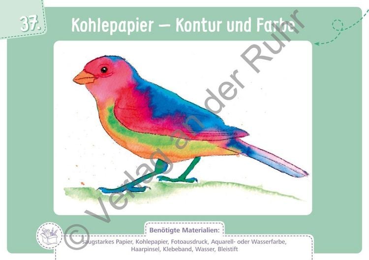 Produktbild: Die Kreativ-Kartei f&uuml;r den Kunstunterricht