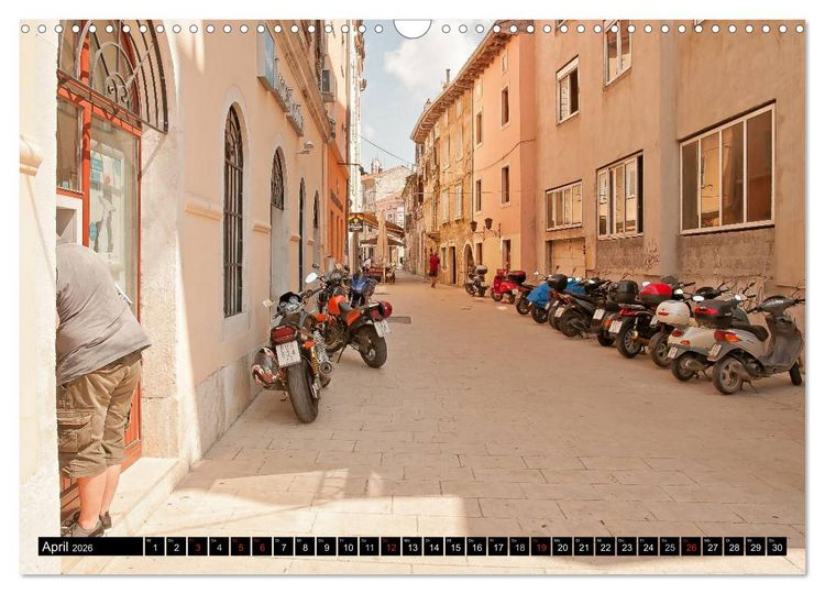 Produktbild: Pula Street (Wandkalender 2026 DIN A3 quer), CALVENDO Monatskalender