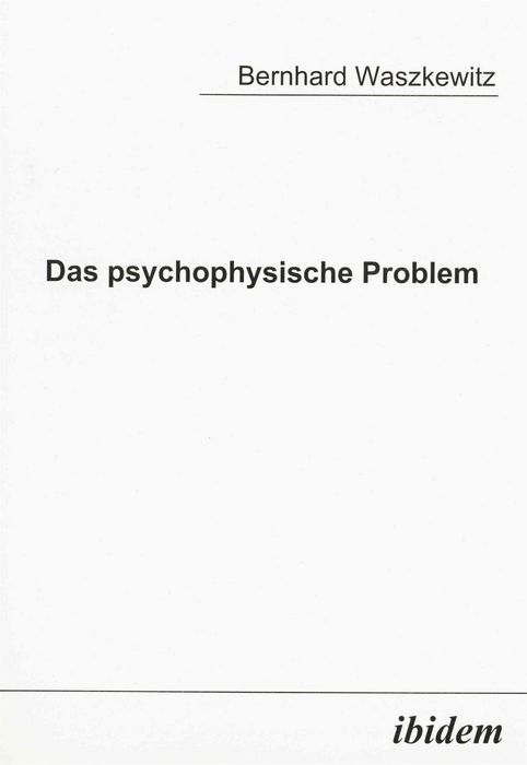 Produktbild: Das psychophysische Problem