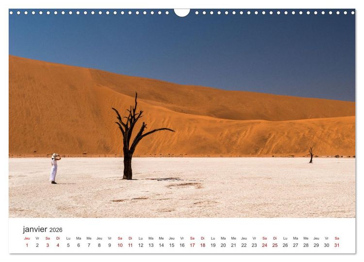 Produktbild: Des&eacute;rt namibien (Calendrier mural 2026 DIN A3 vertical), CALVENDO calendrier mensuel