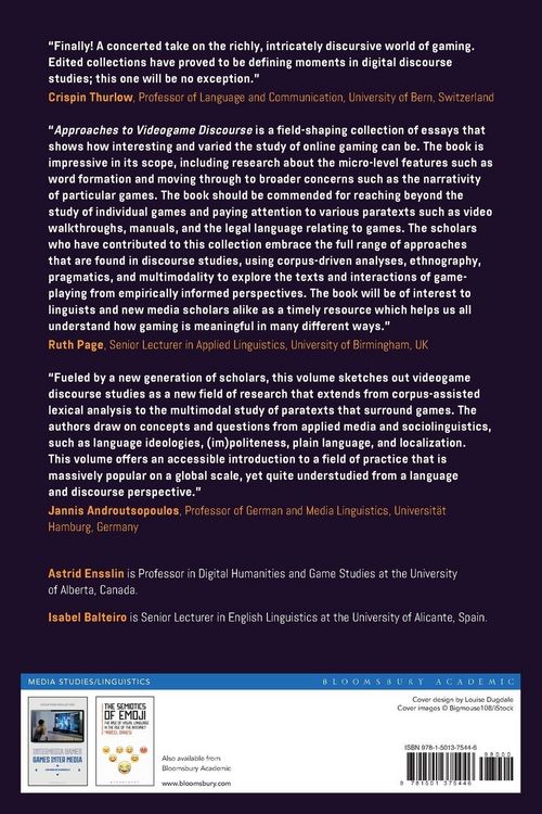 Produktbild: Approaches to Videogame Discourse