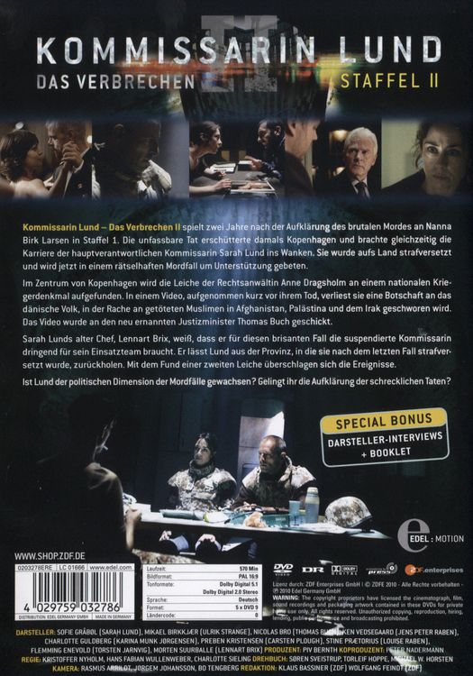 Produktbild: Kommissarin Lund - Staffel 2 [5 DVDs]