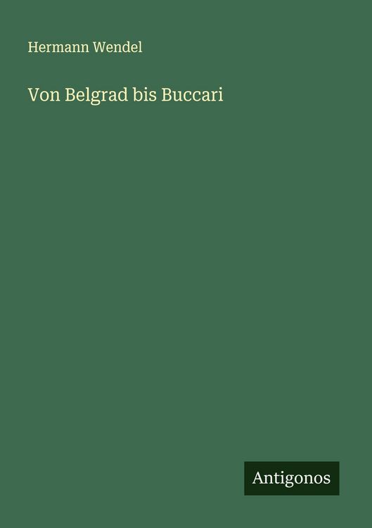 Produktbild: Von Belgrad bis Buccari