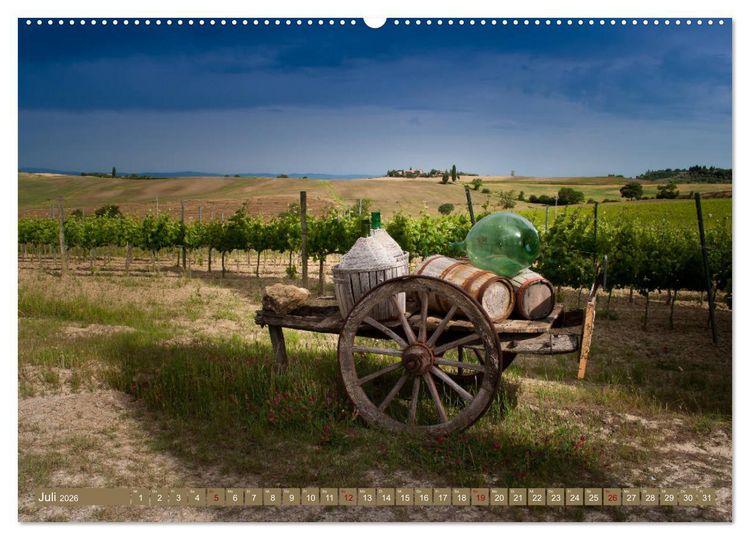 Produktbild: Wein - Landschaften (Wandkalender 2026 DIN A2 quer), CALVENDO Monatskalender