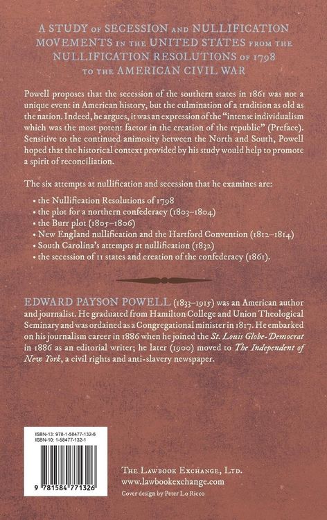 Produktbild: Nullification and Secession in the United States