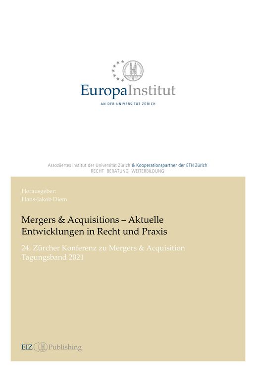 Produktbild: Mergers & Acquisitions - Aktuelle Entwicklungen in Recht und Praxis