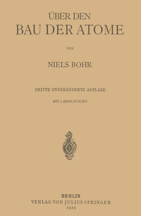 Produktbild: &Uuml;ber den Bau der Atome