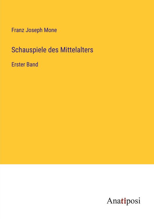 Produktbild: Schauspiele des Mittelalters