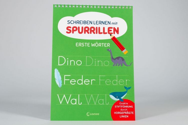 Produktbild: Schreiben lernen mit Spurrillen - Erste W&ouml;rter
