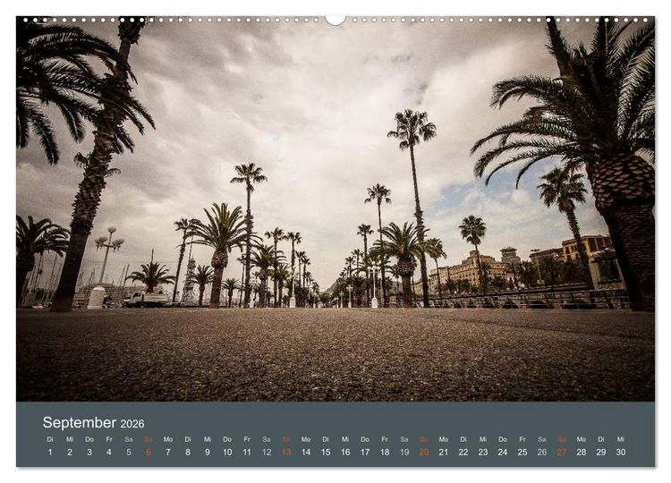 Produktbild: Barcelona - Faszinierende Architektur (hochwertiger Premium Wandkalender 2026 DIN A2 quer), Kunstdruck in Hochglanz