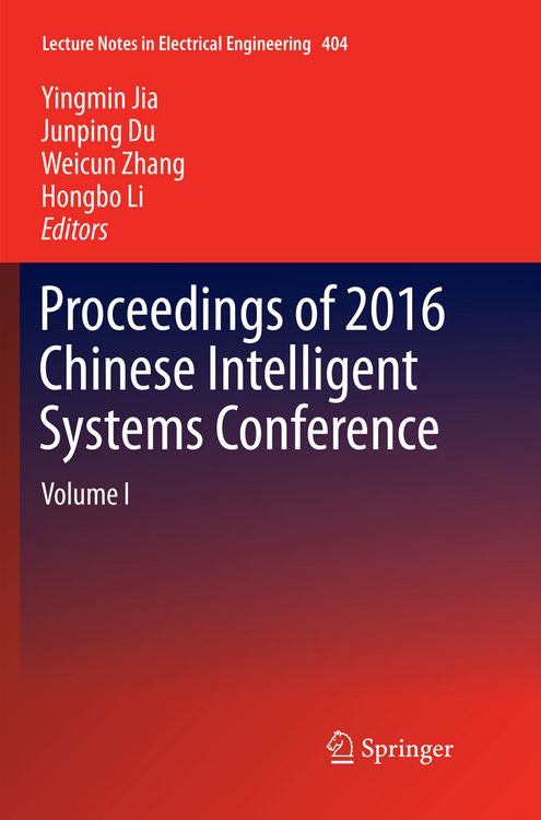 Produktbild: Proceedings of 2016 Chinese Intelligent Systems Conference