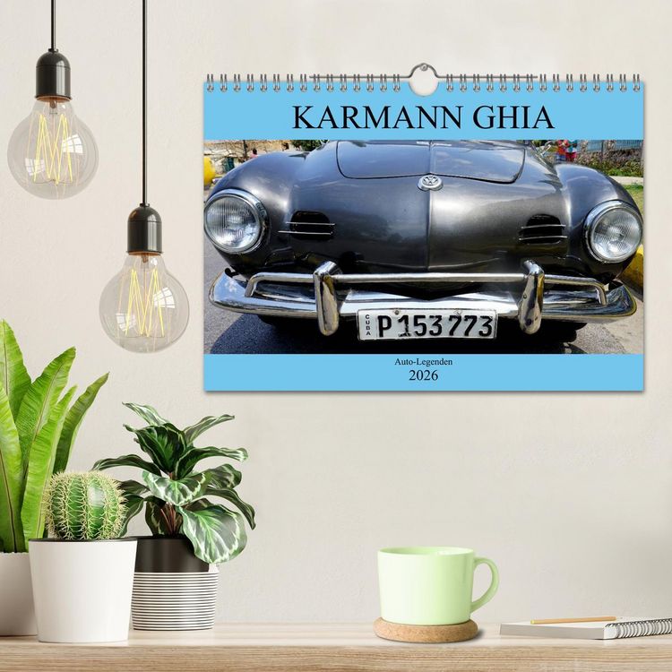 Produktbild: KARMANN GHIA - Auto-Legenden (Wandkalender 2026 DIN A4 quer), CALVENDO Monatskalender