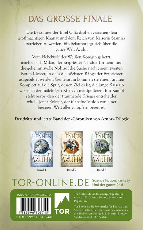 Produktbild: Die Chroniken von Azuhr &ndash; Der tr&auml;umende Krieger