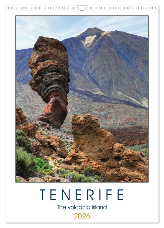 Produktbild: Tenerife - The volcanic island (Wall Calendar 2026 DIN A3 portrait), CALVENDO 12 Month Wall Calendar