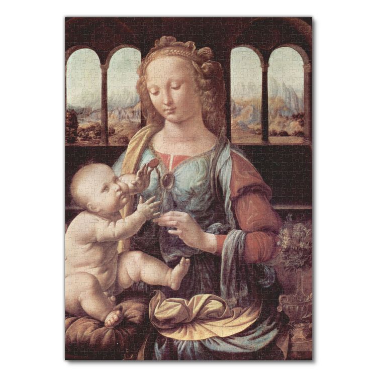 Produktbild: Lais Puzzle Leonardo da Vinci - Madonna mit der Nelke 1000 Teile
