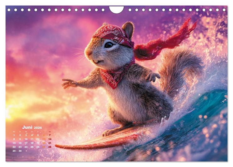 Produktbild: N&uuml;sse waren gestern &ndash; jetzt wird&rsquo;s verr&uuml;ckt! (Wandkalender 2026 DIN A4 quer), CALVENDO Monatskalender