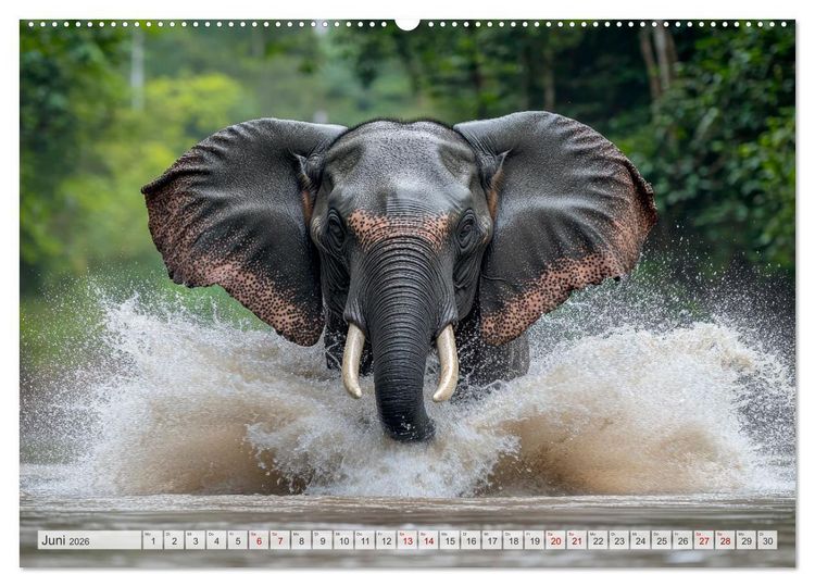 Produktbild: Wildes Leben im Regenwald (Wandkalender 2026 DIN A2 quer), CALVENDO Monatskalender