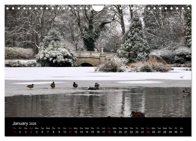 Produktbild: Cheltenham A Cotswold Town (Wall Calendar 2026 DIN A4 landscape), CALVENDO 12 Month Wall Calendar