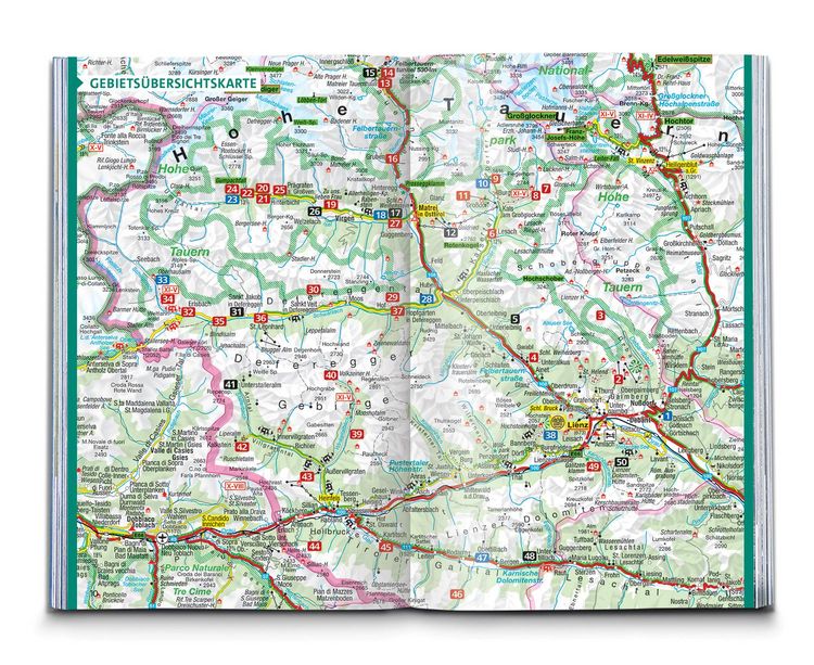 Produktbild: KOMPASS Wanderf&uuml;hrer Osttirol, Venediger- und Glocknergruppe, Defereggental, Lienzer Dolomiten, 50 Touren
