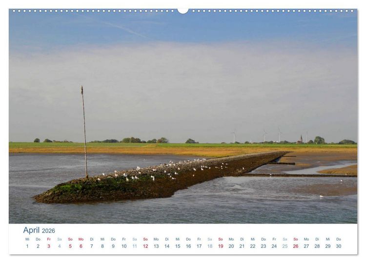 Produktbild: Butjadingen 2026. Impressionen zwischen Jade und Weser (Wandkalender 2026 DIN A2 quer), CALVENDO Monatskalender