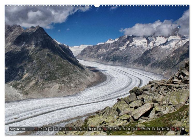 Produktbild: Valais Swiss Beauty (High Quality Premium Wall Calendar 2027 DIN A2 landscape),CALVENDO 12 Month Wall Calendar