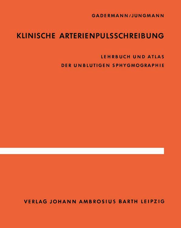 Produktbild: Klinische Arterienpulsschreibung