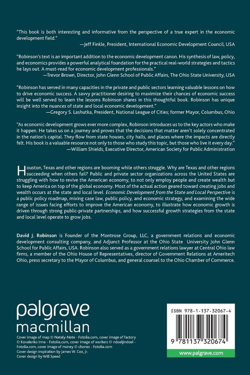 Produktbild: Economic Development from the State and Local Perspective