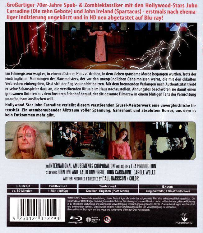 Produktbild: Das Haus der sieben Leichen - uncut Fassung (in HD neu abgetastet)