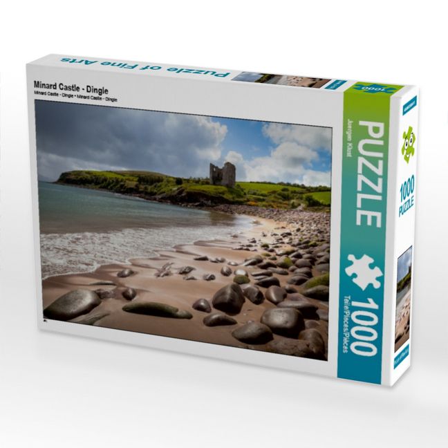 Produktbild: CALVENDO Puzzle Minard Castle - Dingle | 1000 Teile Lege-Gr&ouml;&szlig;e 64x48cm Foto-Puzzle f&uuml;r gl&uuml;ckliche Stunden