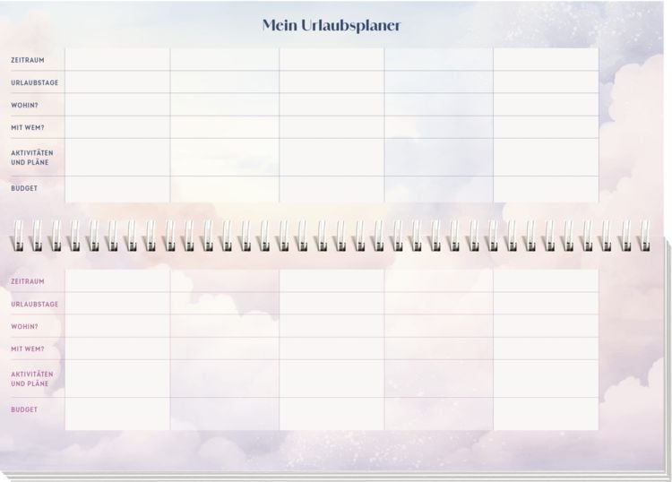 Produktbild: Tischkalender 2027 quer: I believe in Book Love